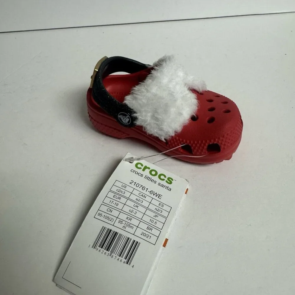 Crocs Littles Clog Red Size 2-3 Toddler